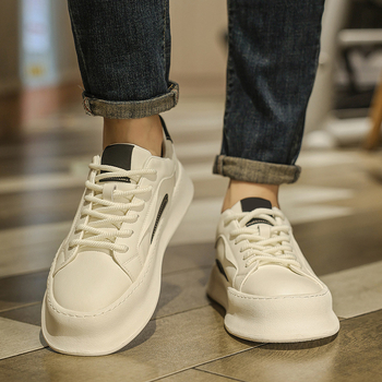 Άνοιξη και Φθινόπωρο, Νεανικά Ανδρικά Παπούτσια, Μοντέρνα, Χοντρό Σλιπ, Δερμάτινα, Casual Παπούτσια, Ανδρικά Κορεάτικα Ανδρικά Παπούτσια 2024