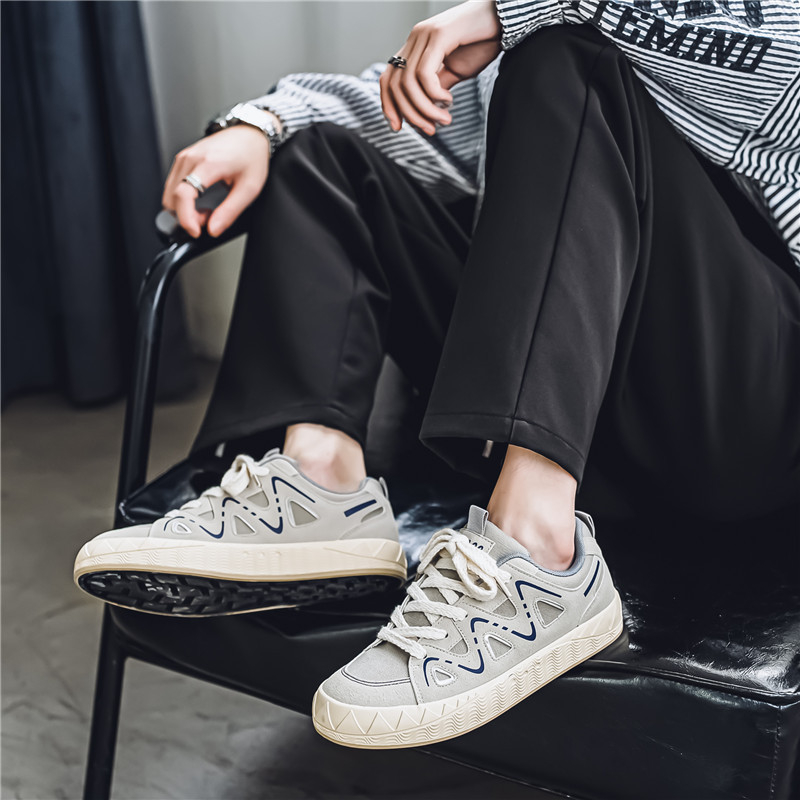 Muške cipele 2024. ljeto, nove prozračne, ležerne, sportske, lagane, ravnog dna, nišne, popularne, moderne muške platnene tenisice