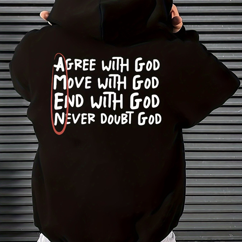 Tvornica opskrbe prekograničnog europskog koda "Bog" s tiskom slova hoodie-labavi casual kaputa za Europu i Sjedinjene Države