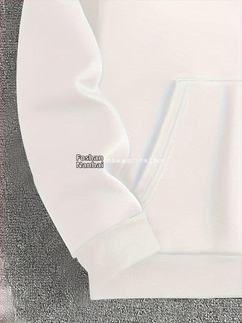 Muška jesensko/zimska majica s kapuljačom i printom, ležerni pulover od francuskog frotira