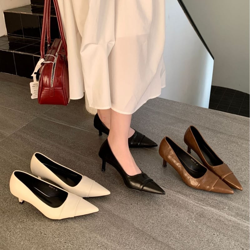 Stil coreean elegant stil francez simplu pantofi plat pantofi single pantofi stil francez toamnă pantofi cu vârful ascuțit pantofi pentru femei pantofi
