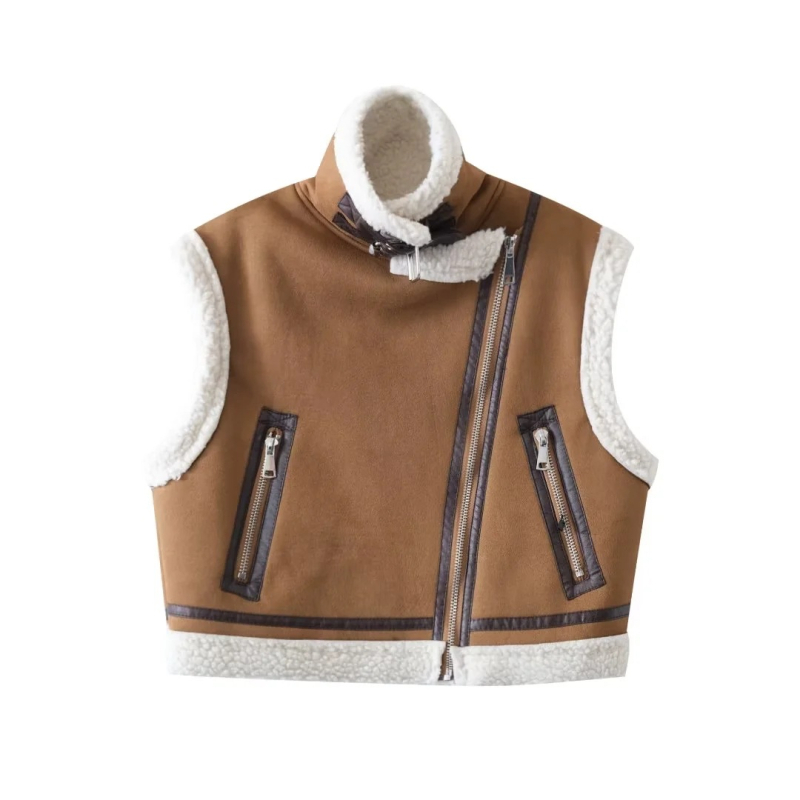 Nauja moteriška, tarpvalstybinė, europietiška ir amerikietiška, vientisa, vilnone, be rankovių, medvilnine liemenė, paltas, viršutinis sluoksnis, didmeninė prekyba.