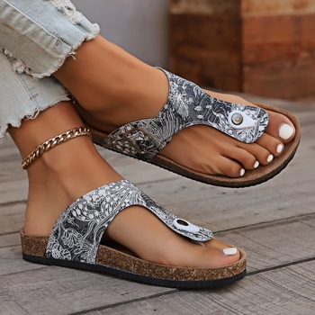 Nove japanke za plažu iz 2024., ženske papuče, japanke s flip-flop prstima, europske i američke papuče za plažu velikih veličina, sandale na veliko