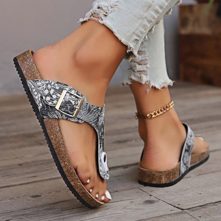 Nove japanke za plažu iz 2024., ženske papuče, japanke s flip-flop prstima, europske i američke papuče za plažu velikih veličina, sandale na veliko