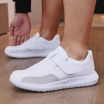 Piiriülene pluss-suuruses haiglagrupp ostab hingavaid meeste õdede jalatseid, naiste jalatseid, valgeid jalatseid pehme tallaga.