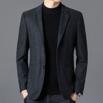 Мъжко яке за пролет и есен, младежка мода, ново мъжко ежедневен костюм, бизнес облекло за татко