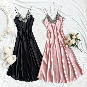 Διασυνοριακό Καλοκαίρι στη Μέση Ανατολή Γυναικεία ρούχα για το σπίτι Casual Αναπνέουσες πιτζάμες Νυχτικά Απλό Απομίμηση Μεταξωτού Ρούχα για το σπίτι