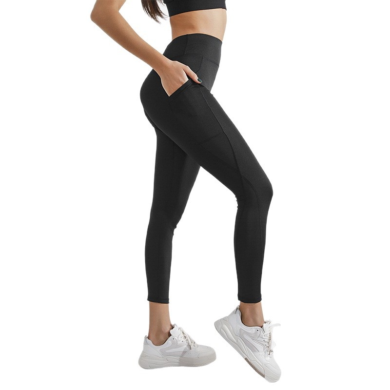 Prekogranične skraćene hlače za vanjsku trgovinu, tajice visokog struka s rastezljivim džepovima, sportske hlače za jogu, ležerne hlače s morskim psima za žene