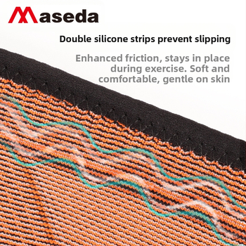 Uus silikoonist vedruga põlvekedra libisemisvastane põlvetugi soe hüppenöör jalgrattasõidu mägironimise silikoonist rõngas spordi põlvekedra