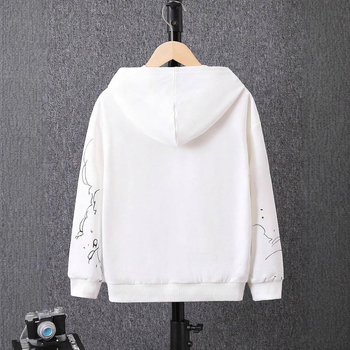 Παιδικό, Ευρωπαϊκό και Αμερικανικό, Διασυνοριακό, Φούτερ με Κουκούλα, Φαρδιά, Ώμους, Μοντέρνο Anime, Ανδρικό, Τρισδιάστατη Εκτύπωση