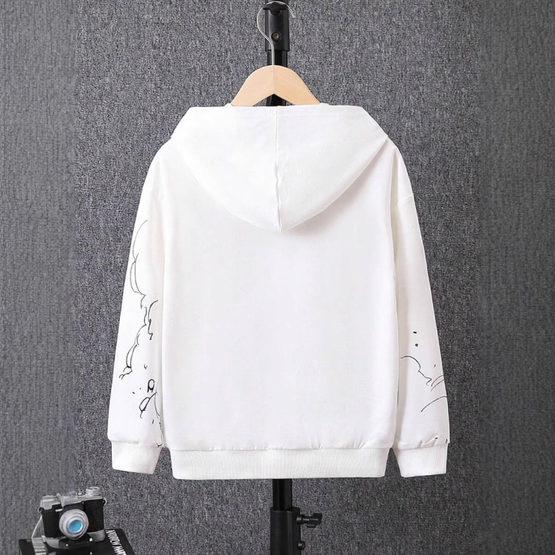 Παιδικό, Ευρωπαϊκό και Αμερικανικό, Διασυνοριακό, Φούτερ με Κουκούλα, Φαρδιά, Ώμους, Μοντέρνο Anime, Ανδρικό, Τρισδιάστατη Εκτύπωση