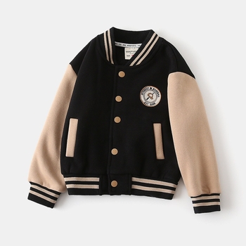 Στολή Μπέιζμπολ Αγοριών Χονδρική 2025 Φθινόπωρο και Χειμώνας Κορεάτικο Στυλ Αγοριών Πυκνωμένα Πανωφόρια Μωρού All-In-One Βελούδινη Ζεστή Μπλούζα Dropshipping