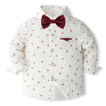 Χονδρική πώληση παιδικών ενδυμάτων εξωτερικού εμπορίου άνοιξη και φθινόπωρο, νέα παιδικά ευρωπαϊκά και αμερικανικά αγόρια, πουκάμισα με μακριά μανίκια, τιράντες, κοστούμι, φόρεμα κυρίων