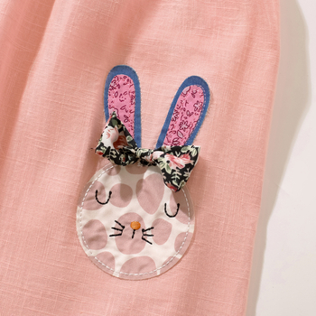 Φούστα Little Maven για κορίτσια, καλοκαιρινή, νέα ευρωπαϊκή και αμερικανική παιδική ένδυση, χαριτωμένο φόρεμα με στρογγυλή λαιμόκοψη από βαμβάκι για κορίτσια