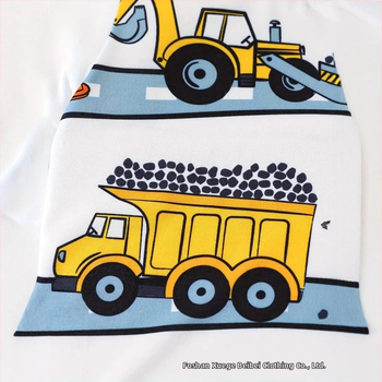 Ανδρικά Βρεφικά Παιδικά Ρούχα 2025 Νέο Κινούμενο Σορτς με Κοντά Μανίκια Κινούμενων Σχεδίων με Κινούμενα Σχέδια, Casual Σετ Δύο Τεμαχίων