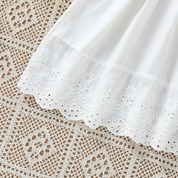 Dievčenská letná traková sukňa, bavlnená princeznovská vesta, detské šaty, tenká sukňa, dievčenská bavlnená sukňa cez rameno