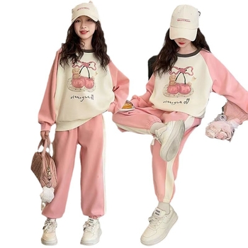 Φθινοπωρινό κοστούμι για κορίτσια 2025 Νέο στυλ Μοντέρνο παιδικό ανοιξιάτικο και φθινοπωρινό φθινοπωρινό κοστούμι αναψυχής για κορίτσια γυμνάσιο