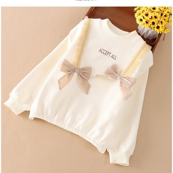 2024. aasta uued tüdrukute pikkade varrukatega särgid, kevad- ja sügispluusid, suurte laste, väikeste tüdrukute internetikuumad tänavapluusid