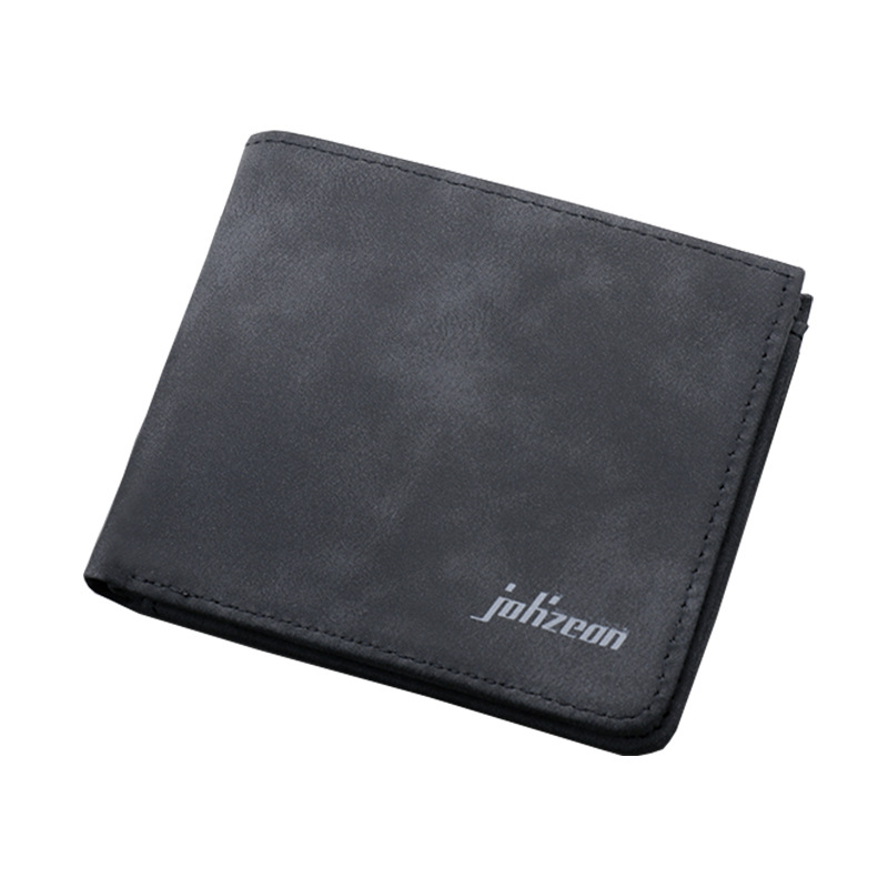 Vyriška „Instagram“ stiliaus trumpa vyriška piniginė su vairuotojo pažymėjimu, matinės odos studento piniginė, paprasta