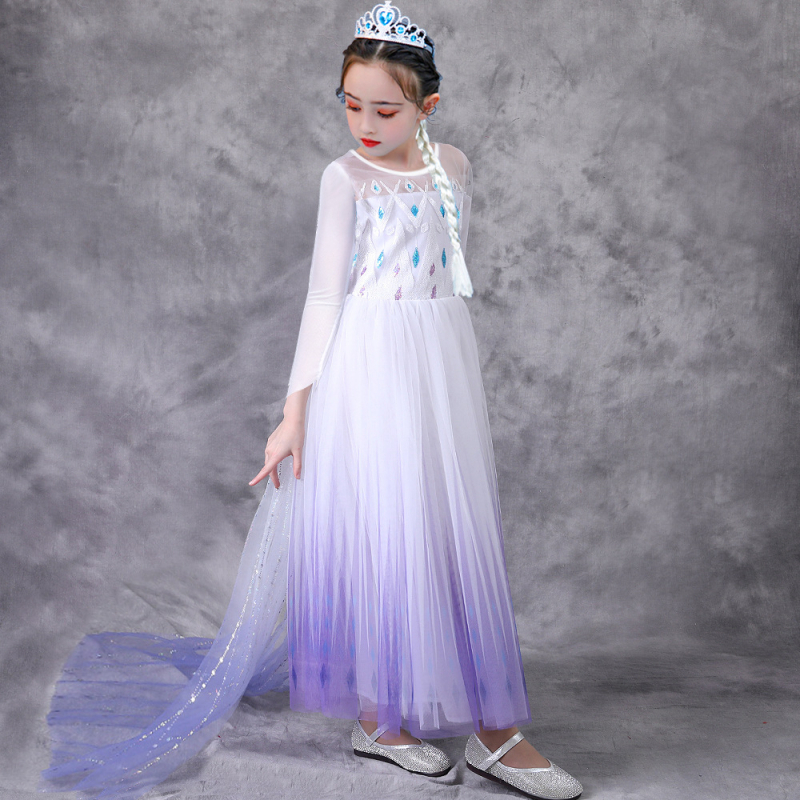 Haljina princeze Aishe, Frozen 2, ljeto, proljeće i jesen, haljina Aishe za djevojčice, haljina za rođendan, suknjica za predstavu