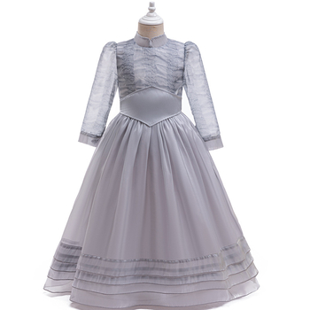 Rochie de prințesă de Halloween Hades Mage 2 pentru comerț exterior, rochie pentru fete, cos Play Movie, aceeași rochie gri