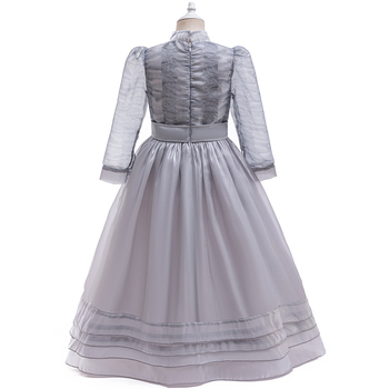 Rochie de prințesă de Halloween Hades Mage 2 pentru comerț exterior, rochie pentru fete, cos Play Movie, aceeași rochie gri