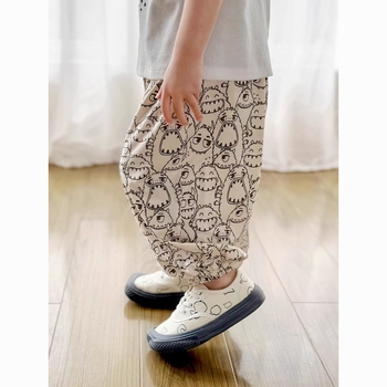 Laste püksid, sääsevastased püksid, õhukesed suvised lahtised sportlikud armsad multifilmidega suveriided, jäised aluspüksid, beebipüksid