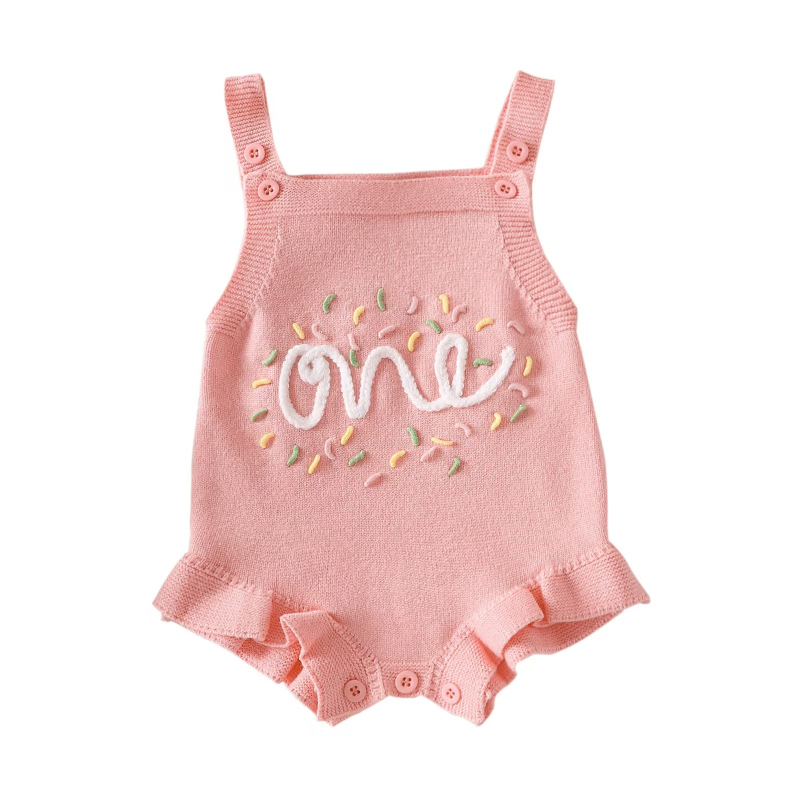 Dječja odjeća Jesensko/zimska majica s vezom i volanima za bebe, 1/2