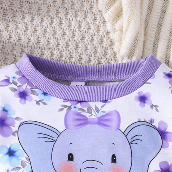 Φόρεμα Cross Border Exclusive-New-Baby Girl με στάμπα \