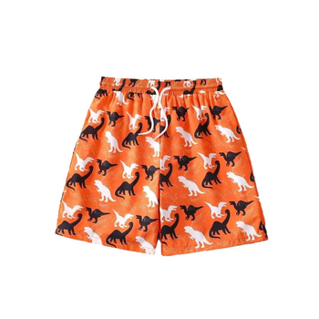 Jurassic Cartoon Little Dinosaur Series 2024 kuumad 3D-prindiga meeste hingavad lahtised rannapuhkuse püksid