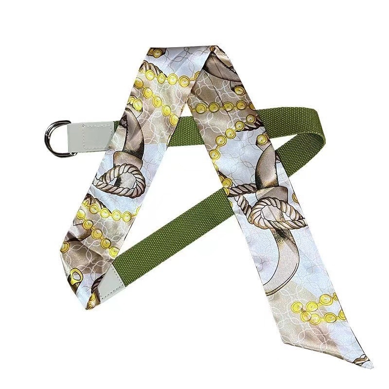 Vasaros naujas drobinis šalikas su dviguba sagtimi, išskirtinis moteriškas diržas, dekoratyvinė suknelė, džinsai