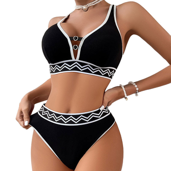 Madingi europietiško ir amerikietiško stiliaus tarpvalstybiniai apatiniai su cirkoniais, seksualūs bikinio kostiumai, skirti „Amazon“ tarpvalstybiniam gamyklos tiekimui.