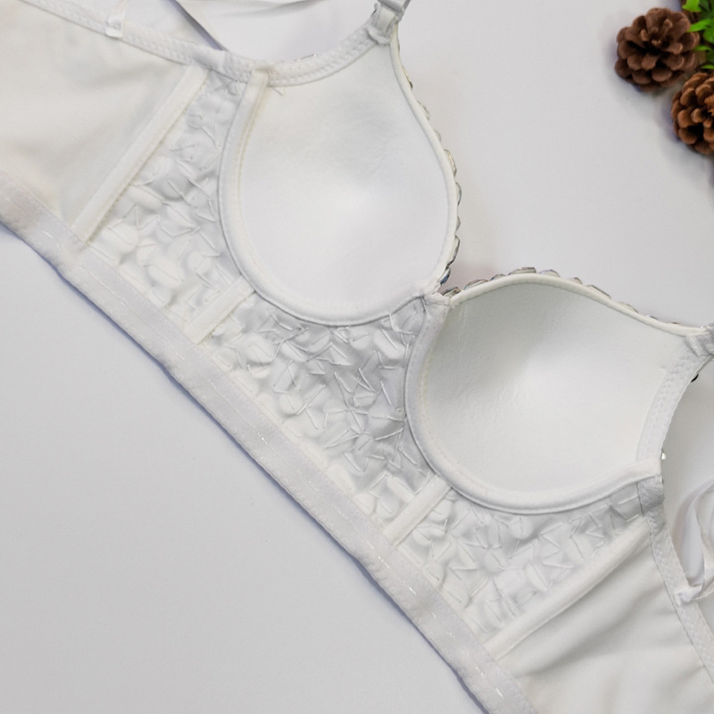 Európsky a americký AliExpress drahokamový AB farebný diamantový trubicový top