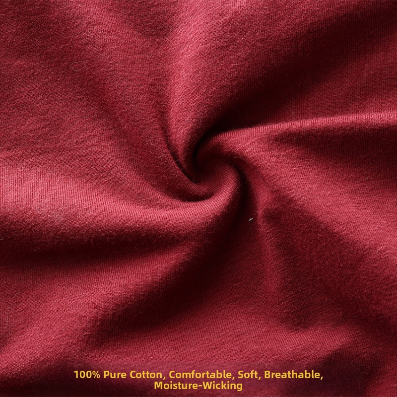 Мъжко памучно бельо от фабрика директно от източник, за млади хора на средна възраст, дишащо и удобно мъжко бельо, секси шорти с ниска талия за мъже