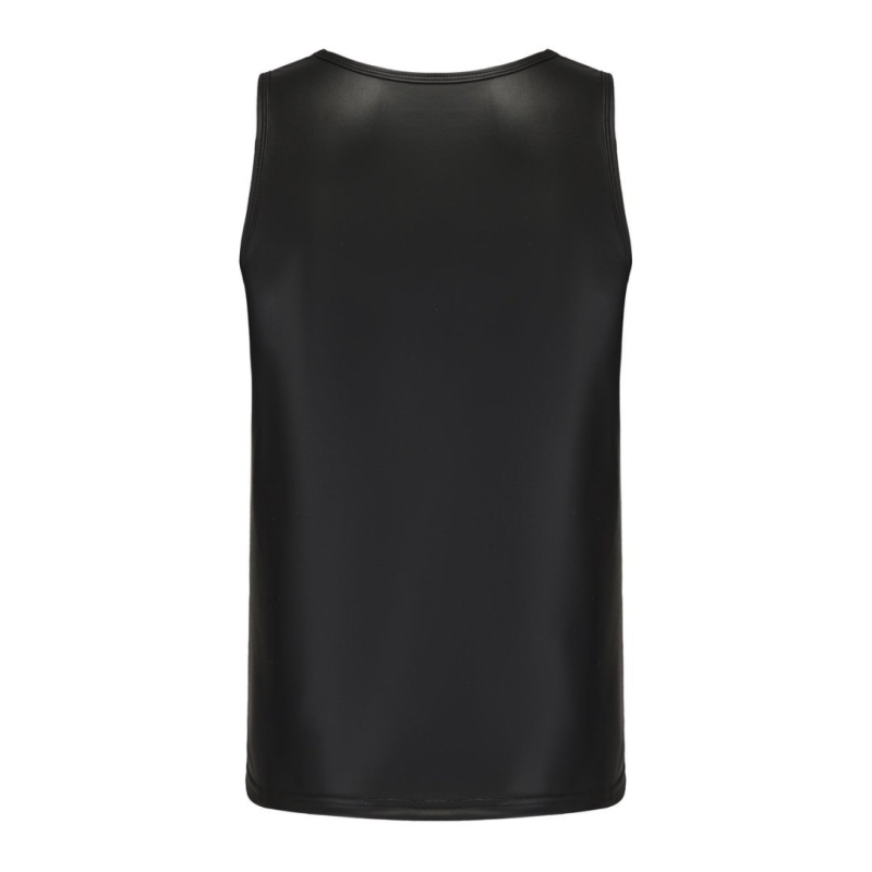 Jesen 2024., nova jednostavna muška jakna s U-ovratnikom, otvorenim prsima, uskom figurom, sjajnim otvorenim ramenima i malim prslukom, veleprodaja