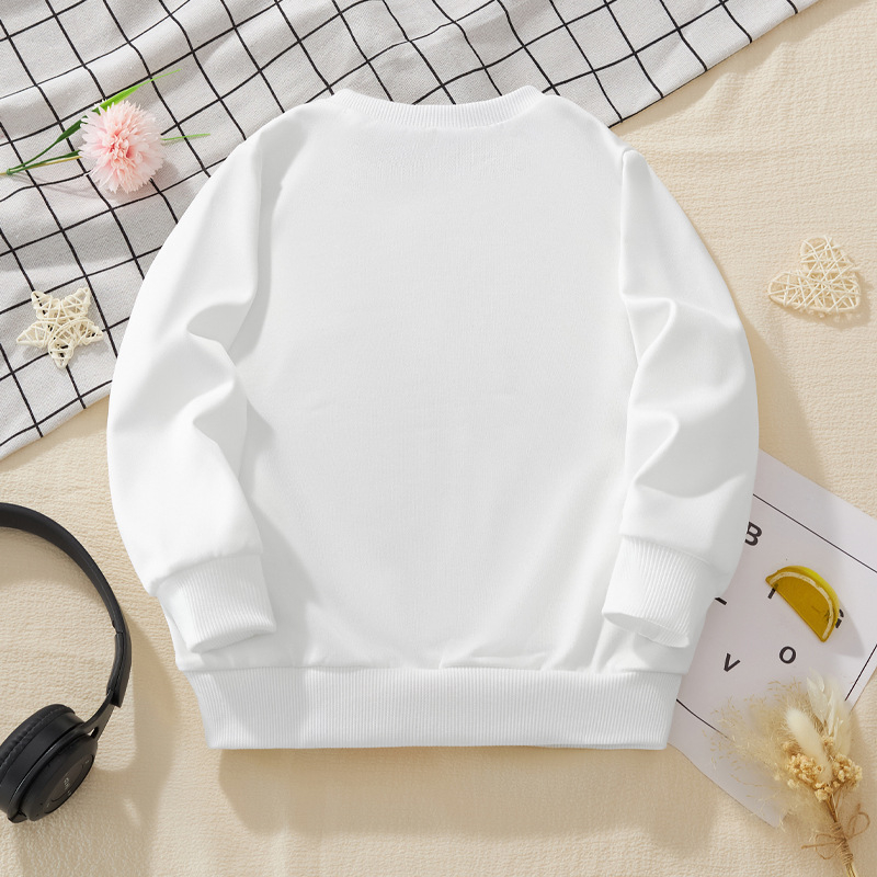 Φούτερ με ζιβάγκο για αγόρια Άνοιξη και Φθινόπωρο 2024 Νέο μονόχρωμο παιδικό μπλουζάκι Western στυλ για αγόρια