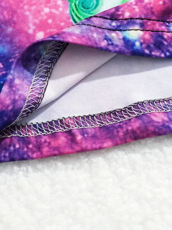 Temu populárne dievčenské letné šaty s jednorožcom, princeznovské šaty s kreslenou potlačou pre deti