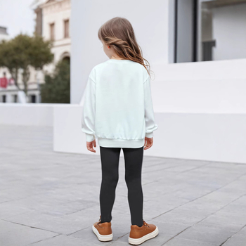 Φούτερ 2 τεμαχίων για κορίτσια INS για διασυνοριακό εξωτερικό εμπόριο & φούτερ με μακριά μανίκια και στάμπα με πρόσωπο γάτας, στενό παντελόνι