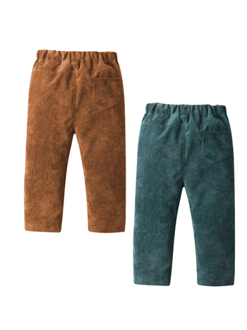 Παιδικό παντελόνι Crossborder για αγόρια, ανοιξιάτικο και φθινοπωρινό, casual βρετανικό κοτλέ παντελόνι, παιδικό παντελόνι δύο τεμαχίων