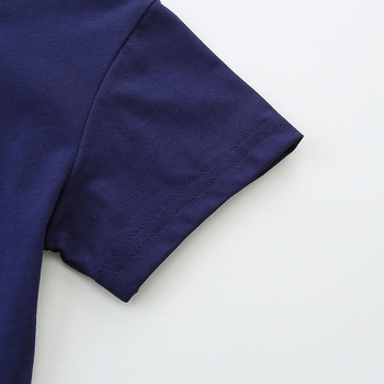 Лятна тениска за момичета, европейско и американско детско яке с щампа на вятърни медузи, трансгранична нова детска тениска с къс ръкав, поколение коса