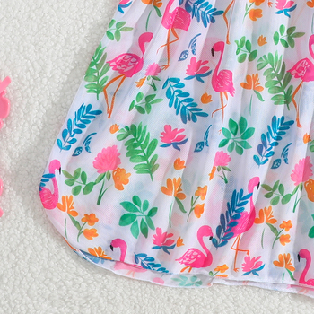 Παιδικό μαγιό ευρωπαϊκού και αμερικανικού στιλ 2025, γυναικείο διασυνοριακό Amazon, νέες φόρμες για κορίτσια, μικρό και μεσαίο παιδικό μαγιό με τυπωμένο κάλυμμα