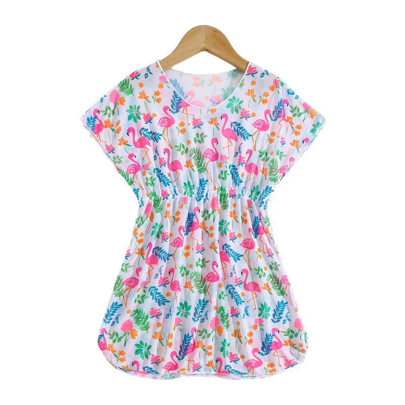 2025. dječji kupaći kostim u europskom i američkom stilu, ženski prekogranični Amazon novi kombinezoni za djevojčice, mali i srednji dječji kupaći kostim s printanom navlakom