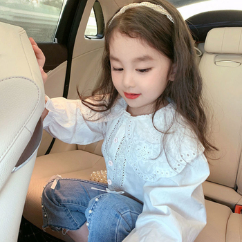 Väga kalateemaline tüdrukute särk kevadiselt uuele beebitüdrukule nukukraega ühevärviline pikkade varrukatega särk RQ189