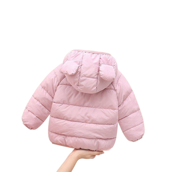Νέο παιδικό μπουφάν με επένδυση από πούπουλο και βαμβάκι Ελαφρύ μπουφάν με κουκούλα και επένδυση από βαμβάκι για αγόρια και κορίτσια Μωρά Ρούχα για βρέφη και μικρά παιδιά Μπουφάν με επένδυση από βαμβάκι