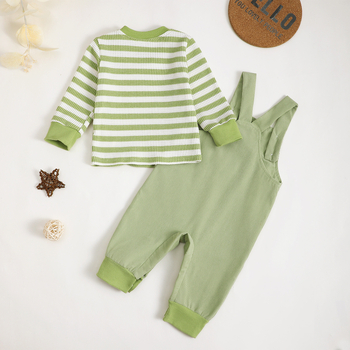 Σετ παντελονιών δύο τεμαχίων Crossborder Explosions για αγόρια και κορίτσια με μάλλινο μπλουζάκι και ζώνη πλάτης