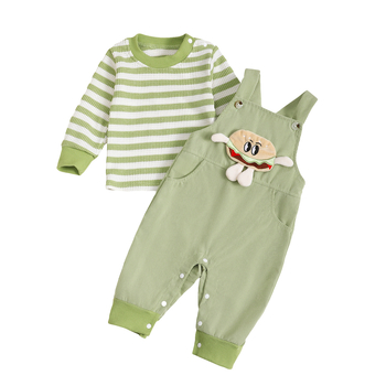 Σετ παντελονιών δύο τεμαχίων Crossborder Explosions για αγόρια και κορίτσια με μάλλινο μπλουζάκι και ζώνη πλάτης