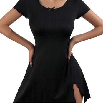 Nauja europietiška ir amerikietiška vienspalvė perpjauta suknelė „Amazon“ / „eBay“ užsienio prekyba seksualūs apatiniai urmu viliojanti seksuali