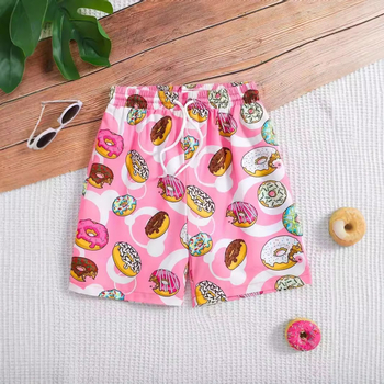 Armsad roosad magustoidud 2024. aasta kuummüük. 3D-digitaalprintimisega meeste hingavad lühikesed püksid, spordirannapüksid.