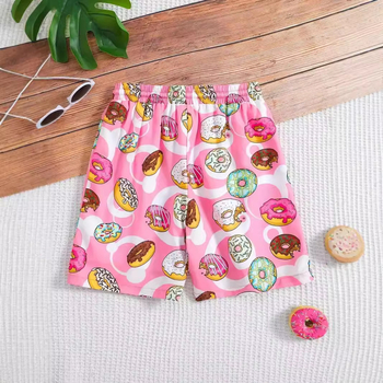 Armsad roosad magustoidud 2024. aasta kuummüük. 3D-digitaalprintimisega meeste hingavad lühikesed püksid, spordirannapüksid.