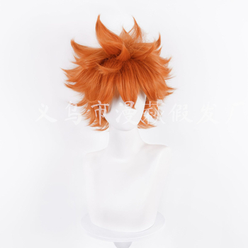 Manashi Volleyball Boy Hinata Shoyo Cosplay Wig Karasuno High School Cos